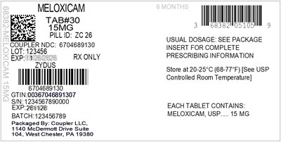 Label (68382 051 05 Meloxicam 15mg 67046 891 30)